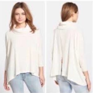 We The Free Cream Cowl Neck Sweater